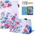 Samsung Galaxy Tab A 10.1 (2016) T580 T585 Case,Pattern Stand Card Pocket Multi-Angle Stand Auto Wake/Sleep Leather Cover