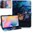 Samsung Galaxy Tab S6 Lite 10.4 SM-P610 (10.4 inches)Case, Pattern PU Leather Folio Folding Card Pocket Stand Protective Cover