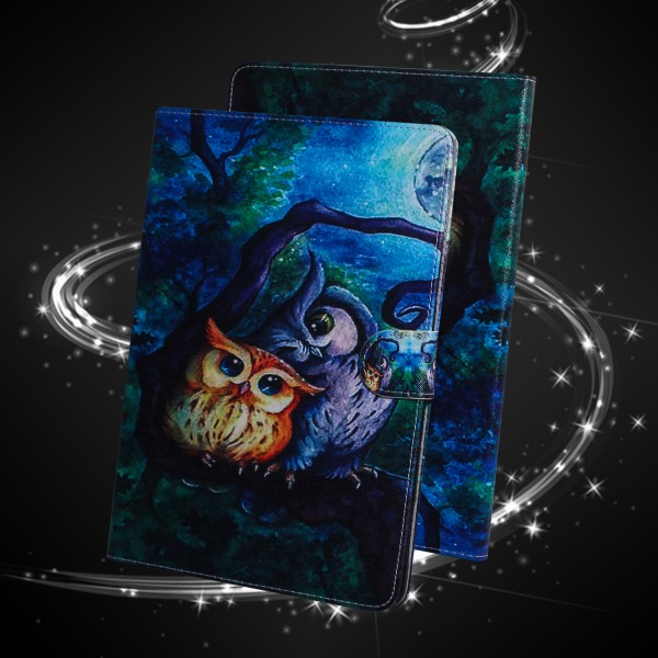 Samsung Galaxy Tab A 10.1 inch 2019 SM-T510 SM-T515 Case, Pattern PU Leather Folio Folding Card Pocket Stand Protective Cover