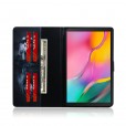 Samsung Galaxy Tab S6 10.5 inch 2019 SM-T860/T865/T867 Case, Pattern PU Leather Folio Folding Card Pocket Stand Protective Cover