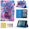 Amazon Fire HD 8 Inch 8th/7th/6th Generation 2018/2017/2016 Case,Premium PU Leather Folio Stand Smart Cover with Card Holders & Auto Wake/Sleep