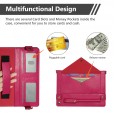 iPad Mini1 & Mini2 & Mini4 & Mini5 (7.9 inches )Case,Premium PU Leather Magneitc Flip Stand Smart Wallet Case [Shoulder Strap], Envelope Bag Case