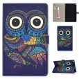 Amazon Kindle Fire 7 (9th/7th/5th Generation, 2019/2017/2015 Release) Case,Cute Cartoon Pattern Premium Leather Folio Smart Cover with Auto Sleep/Wake