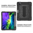 iPad Pro (11-inch, 2nd generation) 2020 & Pro (11-inch, 1st generation) 2018 ,Heavy Duty Rugged 3 Layer Protection Kickstand with Shoulder Strap Hand Strap Shockproof Cover