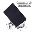 Amazon Kindle Fire HD 8 (10th Generation) / HD 8 Plus 2020 Tablet, Muilt-angle Viewing Stand Embossed PU Leather Folio Flip Case with Built-in Card Slots