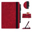 iPad Air 2020 (4th Generation) 10.9 inch Case ,Muilt-angle Viewing Stand Embossed PU Leather Folio Flip Case with Built-in Card Slots