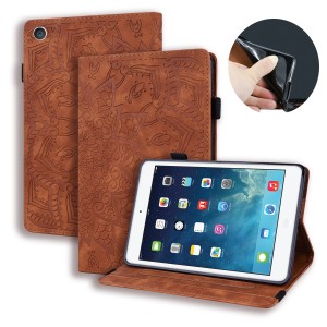 iPad 2/ iPad 3/ iPad 4 Case ,Matte Muilt-angle Viewing Stand Embossed PU Leather Folio Flip Case with Built-in Card Slots, For IPad 2/IPad 3/IPad 4