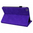 iPad 2/ iPad 3/ iPad 4 Case ,Matte Muilt-angle Viewing Stand Embossed PU Leather Folio Flip Case with Built-in Card Slots