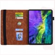 iPad Pro (11-inch, 2nd generation) 2020 & Pro 11-inch, 1st generation) 2018 Case , Matte Embossed Flower PU Leather Multi-Angle Stand Folio Slim Cover