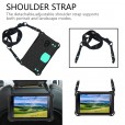 Samsung Galaxy Tab A 8.0 2017 T380/T385 Case ,Heavy Duty Kids Safe Kickstand Removable Shoulder Strap/Flexible Handle Strap Cover