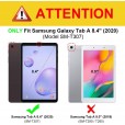 Samsung Galaxy Tab A 8.4 inch Model SM-T307 2020 Release Case,Kids Friendly Handle Kickstand  EVA Foam Protection Cute Panda Design Cover