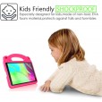 Samsung Galaxy Tab A 10.1 2019 SM-T510/T515 2019, Kids Friendly Handle Kicstand  EVA Foam Protection Cute Panda Design Cover