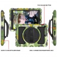 iPad 10.2" Case, iPad 8th Gen / iPad 7th Gen Case, Heavy Duty Rugged 3 Layer Full Body Shockproof Protective Covers with 360 Rotate Stand /Hand Strap/ Should Belt /Pencil Holder,Z_Camouflage