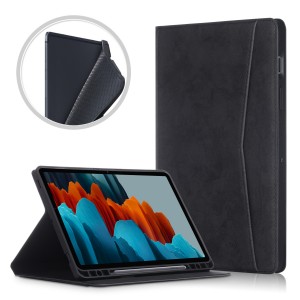 Samsung Galaxy Tab S7 11 inch SM-T870 T875 T878 2020 Release Case,Preminm Leather Multi-Angle Viewing Folio Smart Stand Protective Cover with Pocket, Auto Wake Sleep, For Samsung Tab S7/Samsung Tab T870