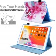 iPad 10.2 inch (8th Generation 2020/ 7th Generation 2019) Cover,Pattern Leather Wallet Stand Smart Cover with Auto Wake Sleep/Stylus Pen