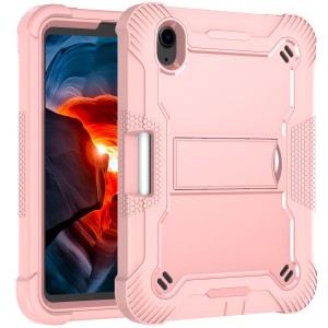 Heavy Duty Rugged Protective Drop Proof Kids Friendly Shockproof Build In Kickstand Impact Resistant Back Cover Case , For ipad Mini6