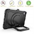 Hard Case PC + TPU Hybrid Shockproof 360 Rotatable Grip Handle Foldable Stand Shoulder Strap Cover with Pen Holder