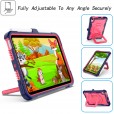 Shockproof Case Hard Protector Rotating Stand Protective Kids Cover with Handle/ Shoulder Strap