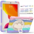 iPad 10.2 inch (8th Generation 2020/ 7th Generation 2019)Case,Heavy Duty Shockproof Protective Rugged with Stand/Hand Strap Cover