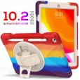 iPad 10.2 inch (8th Generation 2020/ 7th Generation 2019)Case,Heavy Duty Shockproof Protective Rugged with Stand/Hand Strap Cover