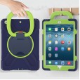 iPad 10.2 inch (8th Generation 2020/ 7th Generation 2019) Case,Heavy Duty Hybrid Rugged Shockproof 360 Rotatable Portable Handle Kickstand  With Shoulder Strap Cover