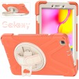 Samsung Galaxy Tab A 8.0 2019 (T290/T295/T297)Case,Heavy Duty Rugged with Rotatable Kickstand Hand Strap and Shoulder Strap Safe Kids Cover