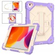 iPad 10.2 inch (8th Generation 2020/ 7th Generation 2019) Case,Kids Safe Handle Dual Layer Armor 360°Handle Strap Stand Holder Build With Shoulder Belt Cover