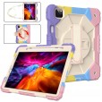 Apple iPad Pro (11-inch, 3rd generation)2021 Case,Kids Safe Handle Dual Layer Armor 360°Handle Strap Stand Holder Build With Shoulder Belt Cover