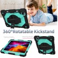 Apple iPad Pro (11-inch, 3rd generation)2021 Case,Kids Safe Handle Dual Layer Armor 360°Handle Strap Stand Holder Build With Shoulder Belt Cover