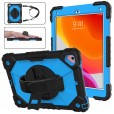 Samsung Galaxy Tab A 8.0 2019 (T290/T295/T297)Case,Kids Safe Handle Dual Layer Armor 360°Handle Strap Stand Holder Build With Shoulder Belt Cover