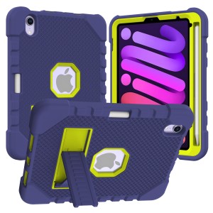 Heavy Duty Rugged Shockproof Case High Impact Protective Cover with Kickstand, For ipad Mini6