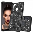 Samsung Galaxy A11 Case,Glitter Bling Design Dual Layers For Girls Women Shockproof Protection Anti-scratch Cover