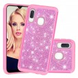 Samsung Galaxy A20E Case,Glitter Bling Design Dual Layers For Girls Women Shockproof Protection Anti-scratch Cover