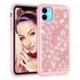 iPhone 11 6.1 inches 2019 Case,Glitter Bling Design Dual Layers For Girls Women Shockproof Protection Anti-scratch Cover