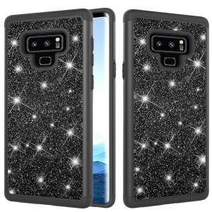 Samsung Galaxy Note9 Case,Glitter Bling Design Dual Layers For Girls Women Shockproof Protection Anti-scratch Cover, For Samsung Note 9