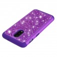 Oneplus 6T Case ,Glitter Bling Design Dual Layers For Girls Women Shockproof Protection Anti-scratch Cover
