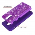 Oneplus 6T Case ,Glitter Bling Design Dual Layers For Girls Women Shockproof Protection Anti-scratch Cover