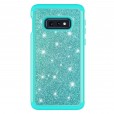 Samsung Galaxy  S10E Case,Glitter Bling Design Dual Layers For Girls Women Shockproof Protection Anti-scratch Cover