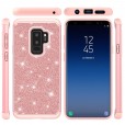 Samsung Galaxy S9 Case,Glitter Bling Design Dual Layers For Girls Women Shockproof Protection Anti-scratch Cover