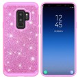 Samsung Galaxy S9 Plus Case,Glitter Bling Design Dual Layers For Girls Women Shockproof Protection Anti-scratch Cover