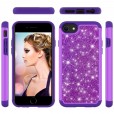 iPhone 7& iPhone 8& iPhone SE 2020 (4.7 inches ) Case,Glitter Bling Design Dual Layers For Girls Women Shockproof Protection Anti-scratch Cover