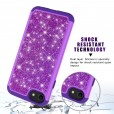 iPhone 7& iPhone 8& iPhone SE 2020 (4.7 inches ) Case,Glitter Bling Design Dual Layers For Girls Women Shockproof Protection Anti-scratch Cover