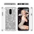 LG Stylo 4 Case,Glitter Bling Design Dual Layers For Girls Women Shockproof Protection Anti-scratch Cover