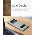 Magnetic Leather Stand Small Window Smart Case