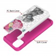 iPhone11 Pro 5.8 Inches 2019 Case,2 in 1 Pattern Ultra Slim Bling Glitter Diamond Hard PC Soft TPU Bumper Anti-Scratch Shockproof Protective Cover