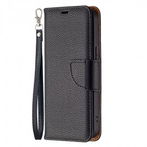 Solid Color Luxury PU Leather Card Slot Wallet With Wrist Strap Smart Phone Case Cover, For Samsung Galaxy S21 FE