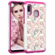 Samsung Galaxy A20e & A10e Case,Pattern 2 In 1 Shockproof Protective Anti-Scratch Drop Proof Hard PC Phone Cover