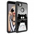 Google Pixel 4XL Case ,Pattern 2 In 1 Shockproof Protective Anti-Scratch Drop Proof Hard PC Phone Cover