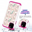 iPhone 11 Pro Max (6.5 inches)2019 Case ,Pattern 2 In 1 Shockproof Protective Anti-Scratch Drop Proof Hard PC Phone Cover