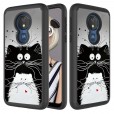 Motorola Moto G7 & G7 Plus  Case ,Pattern 2 In 1 Shockproof Protective Anti-Scratch Drop Proof Hard PC Phone Cover